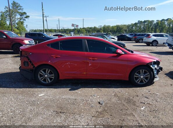 5NPD84LF4JH292922 2018 HYUNDAI ELANTRA Red Սալոնի հետևի տեսք