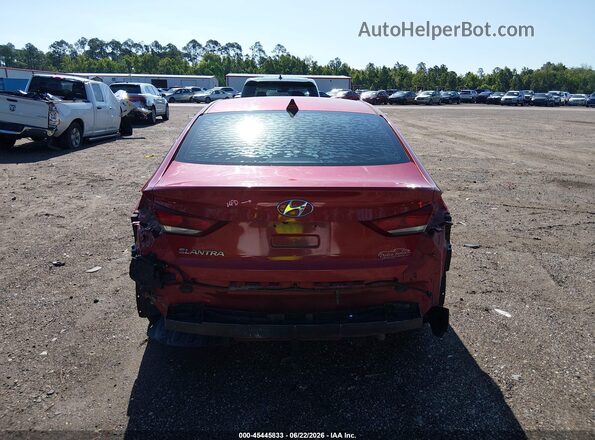 5NPD84LF4JH292922 2018 HYUNDAI ELANTRA Red 