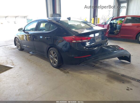 5NPD84LF4JH294024 2018 HYUNDAI ELANTRA Black Trasero izquierdo
