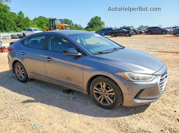 5NPD84LF4JH297456 2018 HYUNDAI ELANTRA Gray წინა მარჯვენა