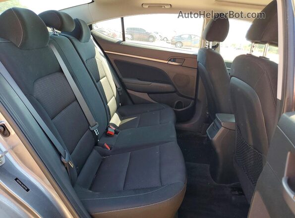 5NPD84LF4JH297456 2018 HYUNDAI ELANTRA Gray უკანა სავარძლების ხედი