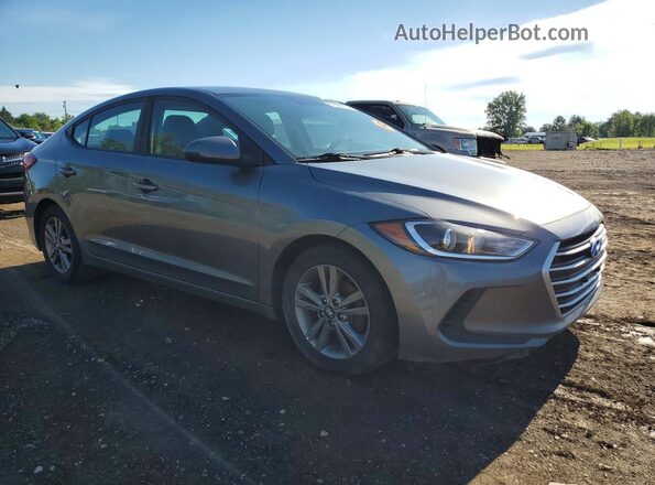5NPD84LF4JH300520 2018 HYUNDAI ELANTRA Gray Front right