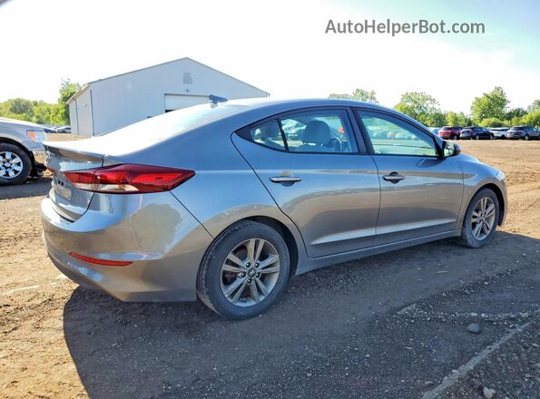5NPD84LF4JH300520 2018 HYUNDAI ELANTRA Gray Rear right