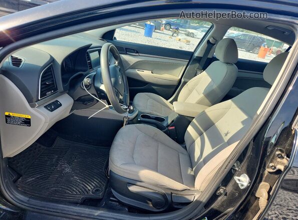 5NPD84LF4JH311551 2018 HYUNDAI ELANTRA Black Սալոնի դիմացի տեսք