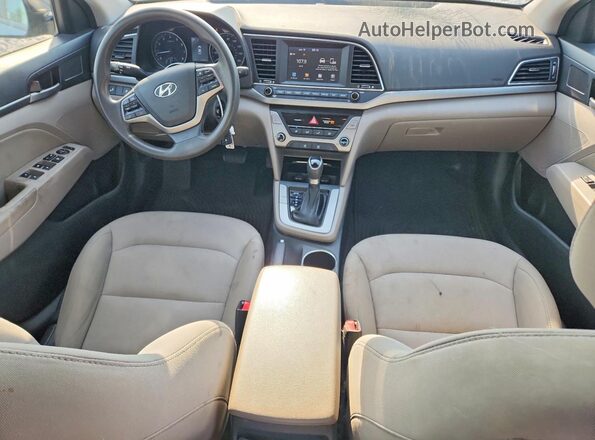 5NPD84LF4JH311551 2018 HYUNDAI ELANTRA Black Առջևի վահանակի տեսք