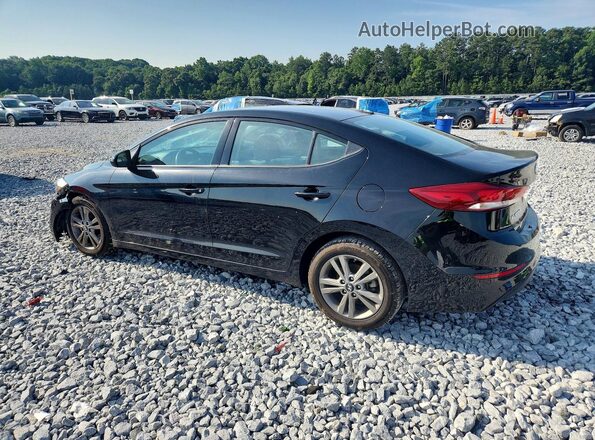 5NPD84LF4JH311551 2018 HYUNDAI ELANTRA Black Հետևի ձախ