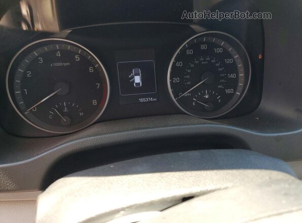5NPD84LF4JH312439 2018 HYUNDAI ELANTRA Black Вид щитка приладів