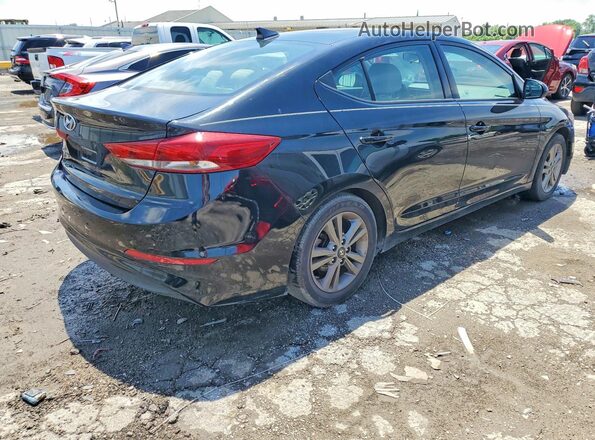 5NPD84LF4JH312439 2018 HYUNDAI ELANTRA Black Задня права чверть