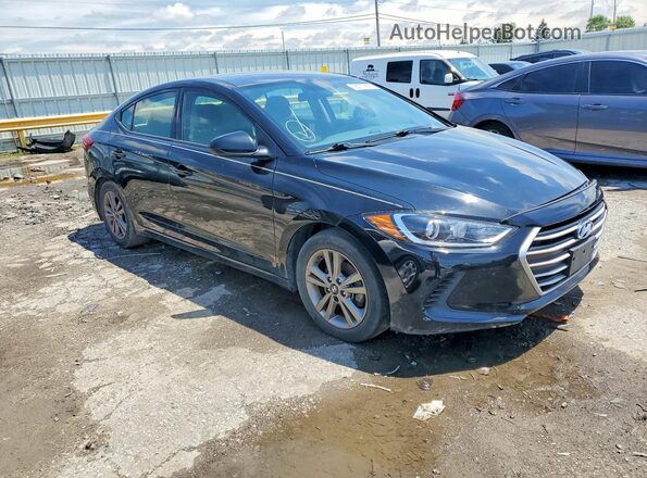 5NPD84LF4JH312439 2018 HYUNDAI ELANTRA Black Передня права чверть