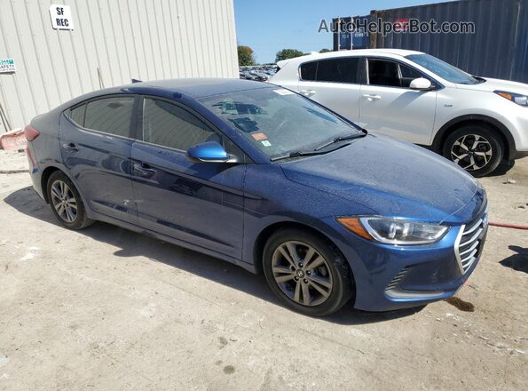 5NPD84LF4JH318984 2018 HYUNDAI ELANTRA Blue 