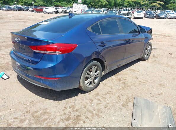 5NPD84LF4JH327992 2018 HYUNDAI ELANTRA Blue Задня права чверть