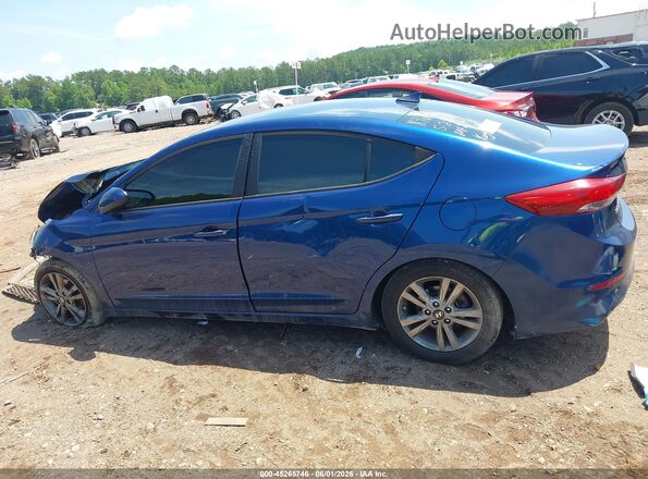 5NPD84LF4JH327992 2018 HYUNDAI ELANTRA Blue Панорамний вид салону 360°