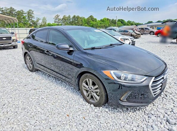 5NPD84LF4JH345361 2018 HYUNDAI ELANTRA Black Առջևի աջ