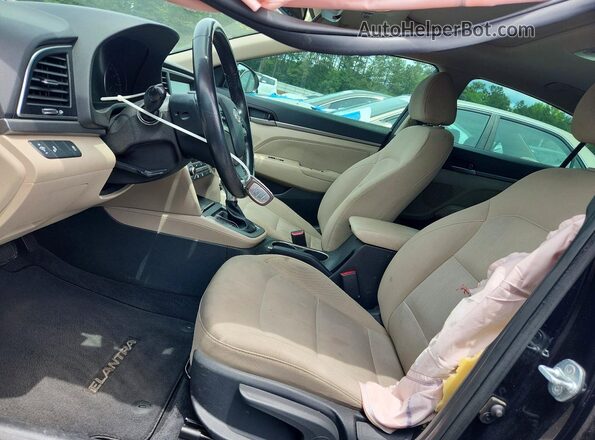 5NPD84LF4JH345361 2018 HYUNDAI ELANTRA Black Սալոնի դիմացի տեսք