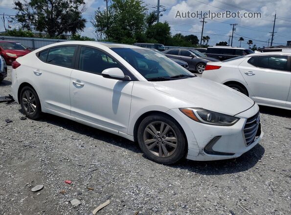 5NPD84LF4JH357168 2018 HYUNDAI ELANTRA White 
