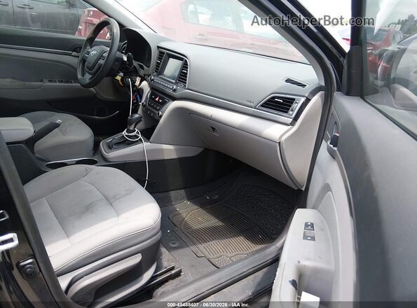 5NPD84LF4JH361074 2018 HYUNDAI ELANTRA Black Սալոնի դիմացի տեսք