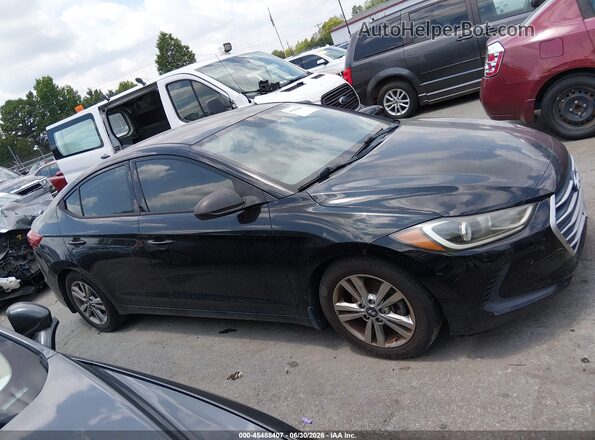 5NPD84LF4JH361074 2018 HYUNDAI ELANTRA Black Սարքավորումների վահանակի տեսք