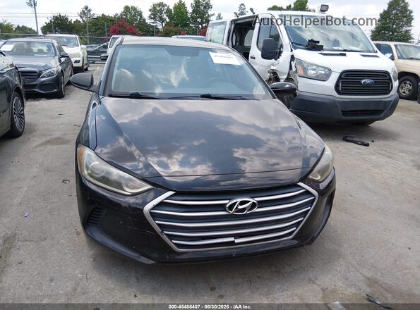 5NPD84LF4JH361074 2018 HYUNDAI ELANTRA Black Առջևի վահանակի տեսք