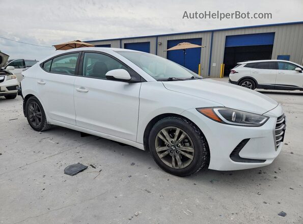 5NPD84LF4JH364086 2018 HYUNDAI ELANTRA White წინა მარჯვენა