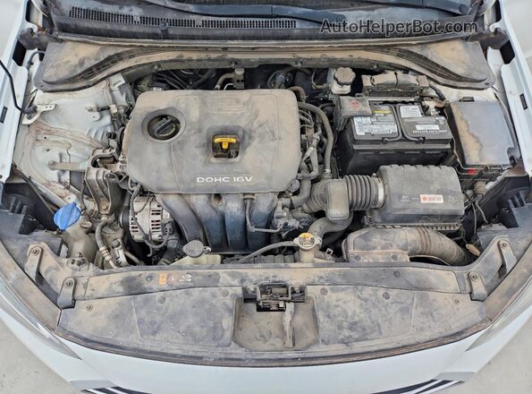 5NPD84LF4JH364086 2018 HYUNDAI ELANTRA White უკანა სალონის ხედი