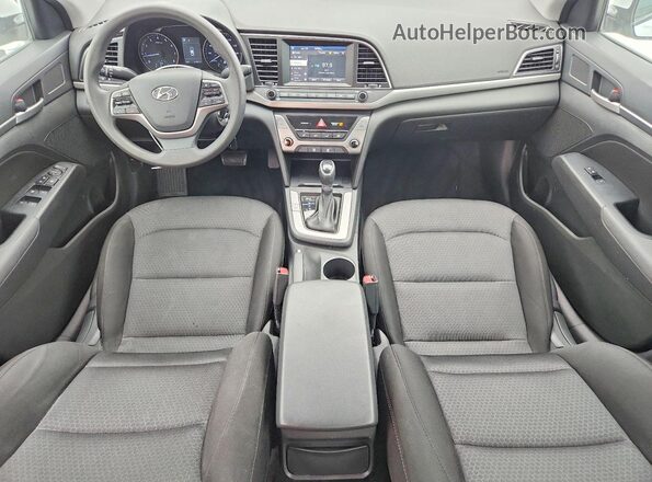 5NPD84LF4JH364086 2018 HYUNDAI ELANTRA White წინა პანელის ხედი