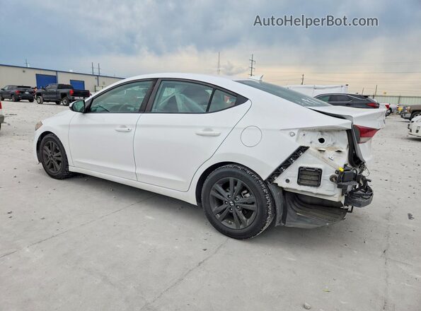 5NPD84LF4JH364086 2018 HYUNDAI ELANTRA White უკანა მარცხენა