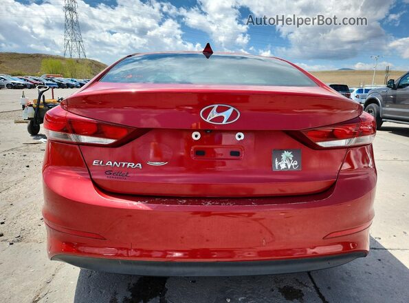 5NPD84LF4JH371328 2018 HYUNDAI ELANTRA Red 