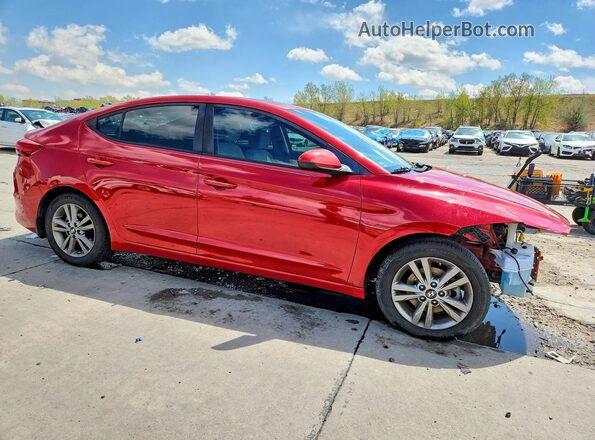5NPD84LF4JH371328 2018 HYUNDAI ELANTRA Red 