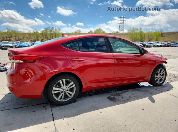 5NPD84LF4JH371328 2018 HYUNDAI ELANTRA Red 