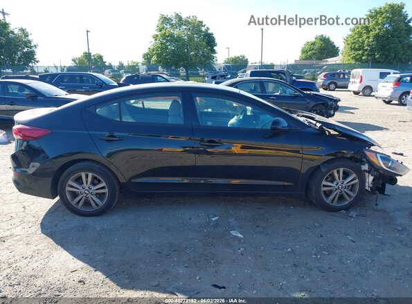 5NPD84LF4JH390347 2018 HYUNDAI ELANTRA Black Vista interior trasera