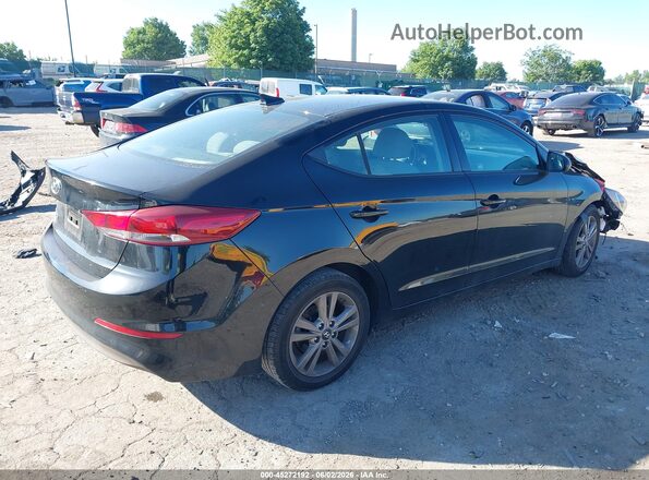 5NPD84LF4JH390347 2018 HYUNDAI ELANTRA Black Trasero derecho