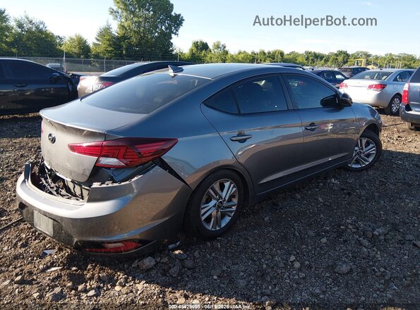 5NPD84LF4KH417080 2019 HYUNDAI ELANTRA Gray Tył prawy
