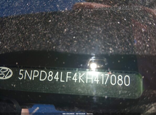 5NPD84LF4KH417080 2019 HYUNDAI ELANTRA Gray Widok komory silnika