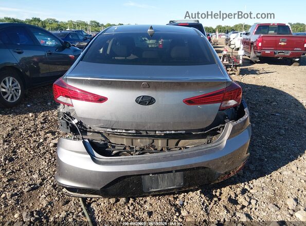 5NPD84LF4KH417080 2019 HYUNDAI ELANTRA Gray 