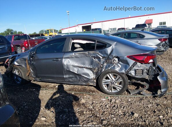 5NPD84LF4KH417080 2019 HYUNDAI ELANTRA Gray 