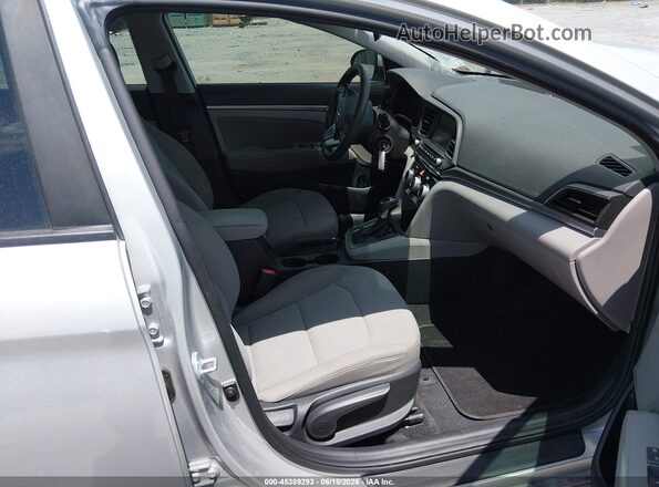 5NPD84LF4KH425132 2019 HYUNDAI ELANTRA Silver წინა სალონის ხედი