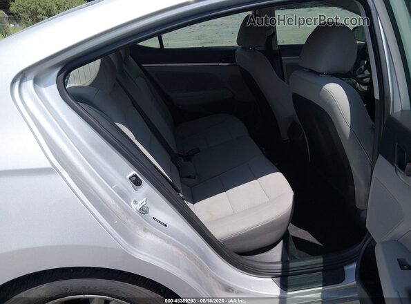 5NPD84LF4KH425132 2019 HYUNDAI ELANTRA Silver VIN კოდის სტიკერის ხედი