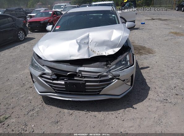 5NPD84LF4KH425132 2019 HYUNDAI ELANTRA Silver წინა ხედი