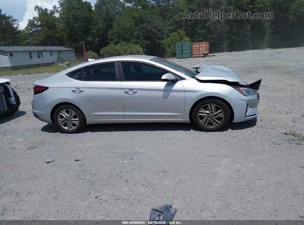 5NPD84LF4KH425132 2019 HYUNDAI ELANTRA Silver უკანა სალონის ხედი