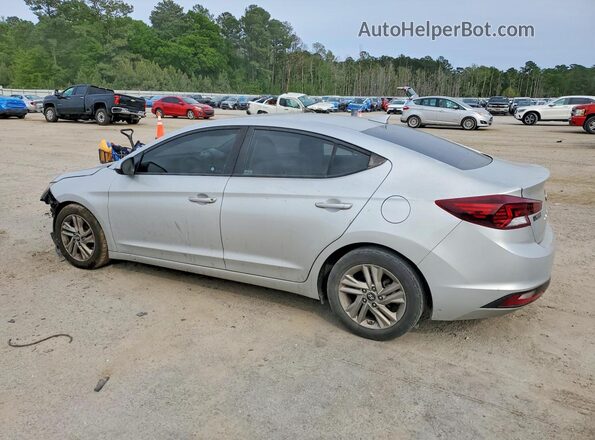 5NPD84LF4KH431383 2019 HYUNDAI ELANTRA Серебряный Задняя левая четверть