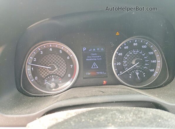 5NPD84LF4KH431383 2019 HYUNDAI ELANTRA Серебряный Вид щитка приборов