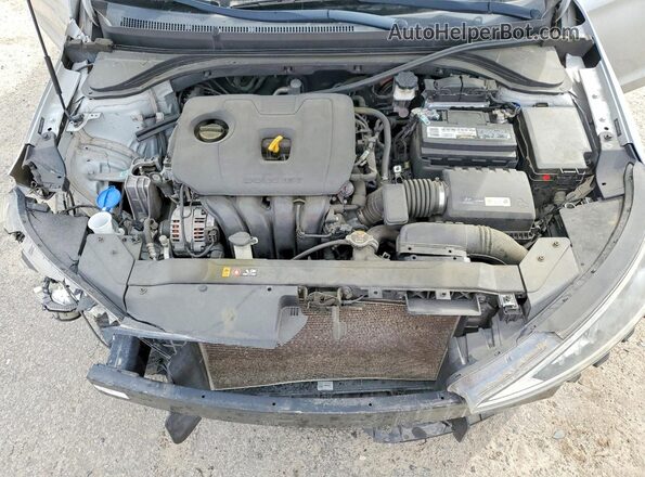 5NPD84LF4KH431383 2019 HYUNDAI ELANTRA Серебряный Вид задней части салона