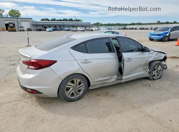 5NPD84LF4KH431383 2019 HYUNDAI ELANTRA Серебряный Задняя правая четверть
