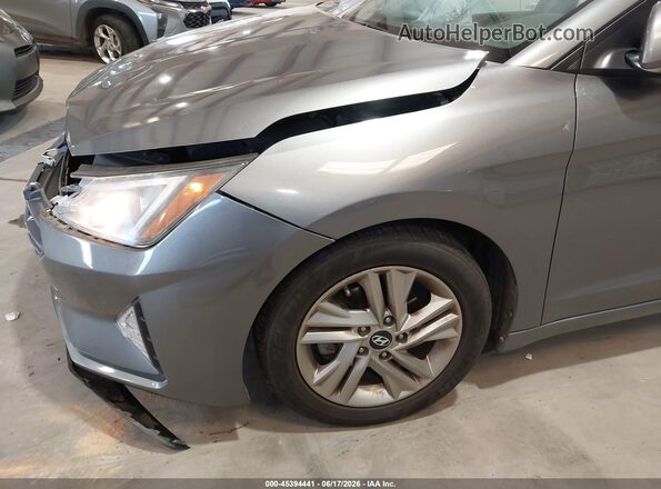 5NPD84LF4KH432016 2019 HYUNDAI ELANTRA Gray Vista frontal
