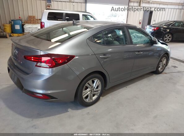 5NPD84LF4KH432016 2019 HYUNDAI ELANTRA Gray Trasero derecho