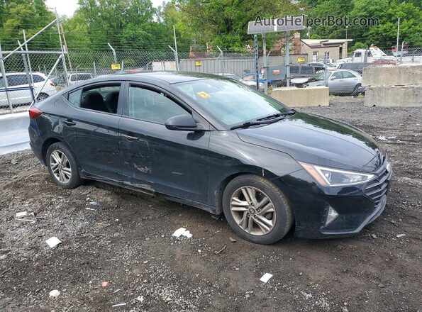 5NPD84LF4KH443954 2019 HYUNDAI ELANTRA Black წინა მარჯვენა
