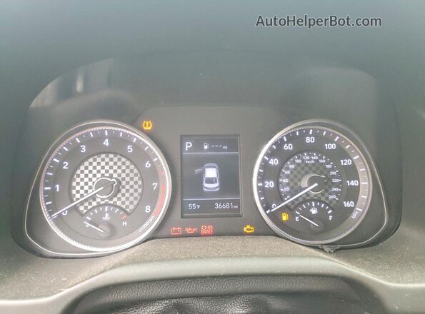 5NPD84LF4KH443954 2019 HYUNDAI ELANTRA Black ხელსაწყოთა პანელის ხედი