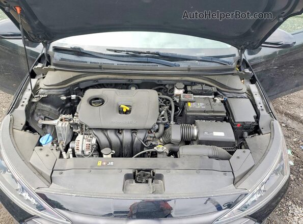 5NPD84LF4KH443954 2019 HYUNDAI ELANTRA Black უკანა სალონის ხედი