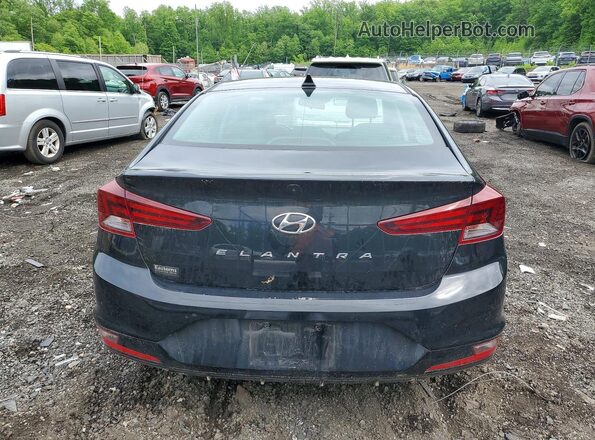 5NPD84LF4KH443954 2019 HYUNDAI ELANTRA Black უკანა ხედი