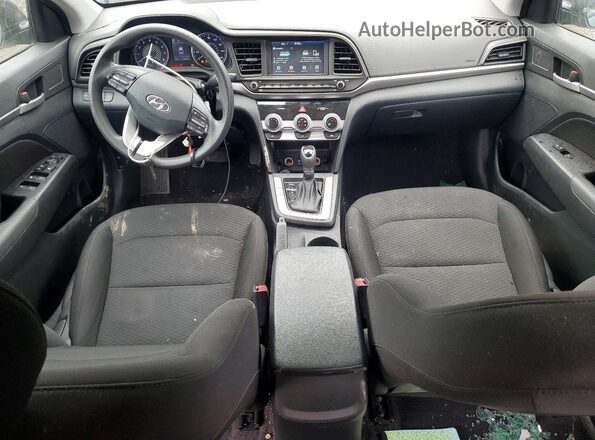 5NPD84LF4KH443954 2019 HYUNDAI ELANTRA Black წინა პანელის ხედი